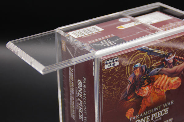 Premium Acrylcase für One Piece 01 FIRST PRINT & 02 FIRST PRINT Booster Box Englisch