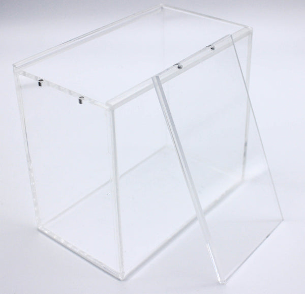 Acrylcase inkl. Magnetdeckel zum seitlichen Einschub