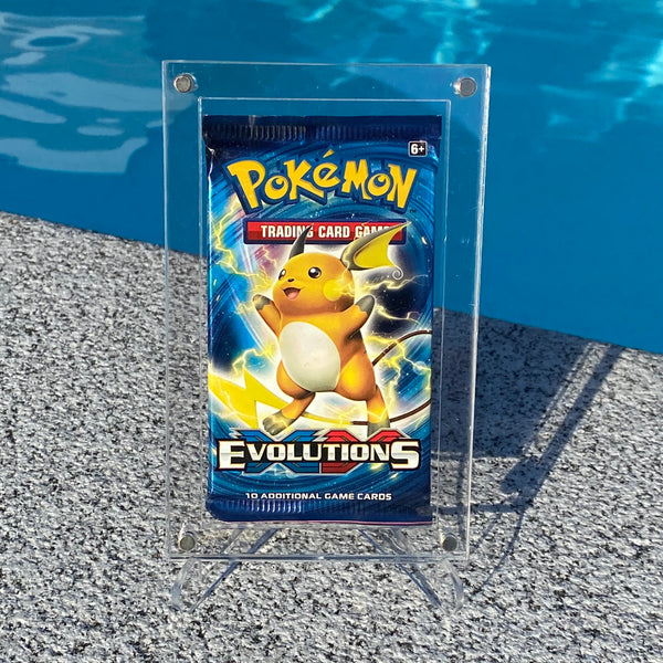 Premium Acrylcase für Booster Packs Englisch/Deutsch inkl. Standfuß