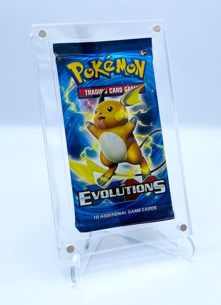Premium Acrylcase für Booster Packs Englisch/Deutsch inkl. Standfuß
