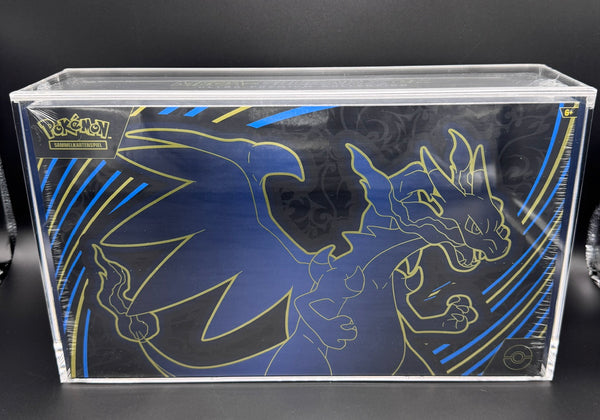 B-WARE 3 PREMIUM Acrylcase Mega Glurak X ex Ultra-Premium-Kollektion & 151 UPC