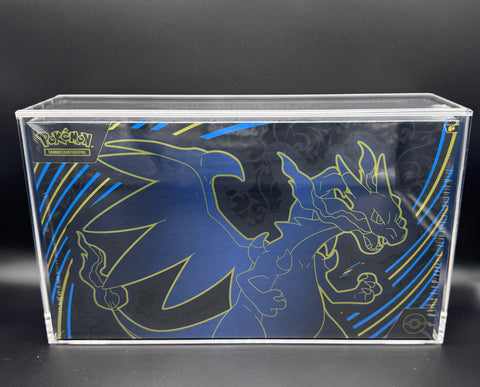 B-WARE 8 PREMIUM Acrylcase Mega Glurak X ex Ultra-Premium-Kollektion & 151 UPC