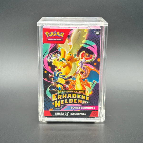 Premium Acrylcase für Pokemon Booster Bundle NEU DE/ENG