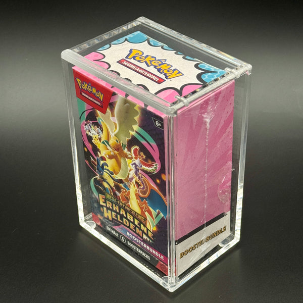 Premium Acrylcase für Pokemon Booster Bundle NEU DE/ENG