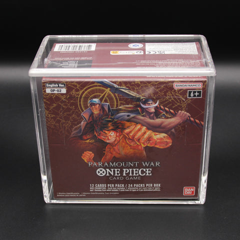 Premium Acrylcase für One Piece 02 Booster Box Englisch (1st Print)