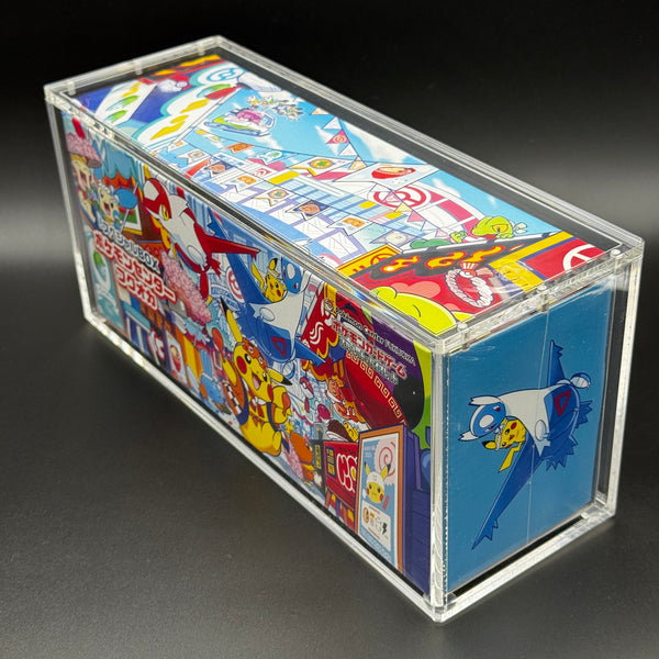 Premium Acrylcase für Pokemon - Center Special Box Sets - Pikachu Tohoku Hiroshima Fukuoka