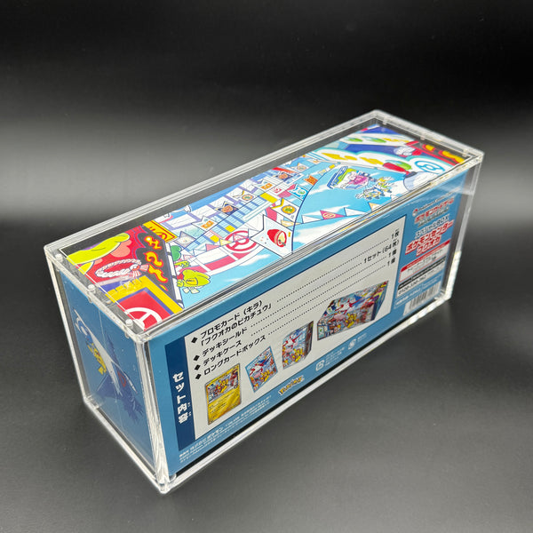 Premium Acrylcase für Pokemon - Center Special Box Sets - Pikachu Tohoku Hiroshima Fukuoka
