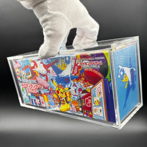 Premium Acrylcase für Pokemon - Center Special Box Sets - Pikachu Tohoku Hiroshima Fukuoka