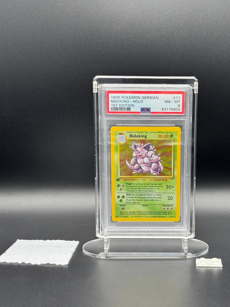 PREMIUM Acrylcase für PSA/CGC Karten inkl. Standfuß - PHANTOM CASE